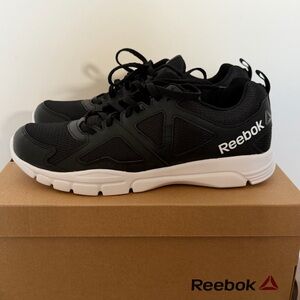 New Men’s Reebok Black Athletic Sneakers Black Size 10